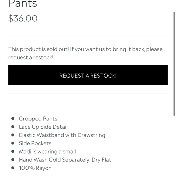 Talulah | Laced Cropped Pants | NWT - Picture 6 of 10